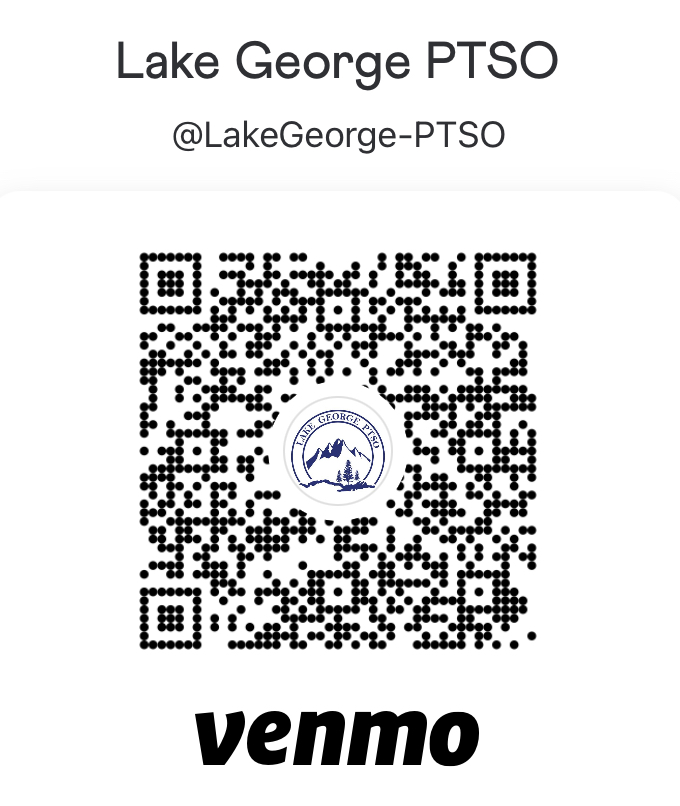 Venmo QR code for Lake George PTSO