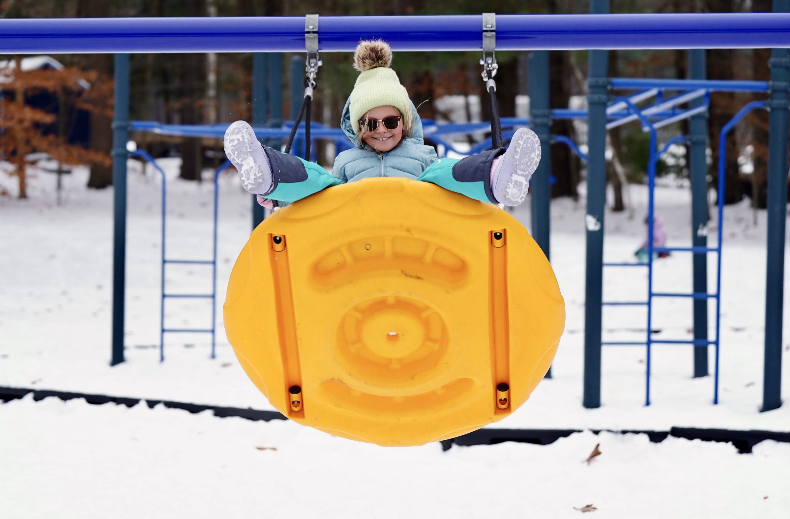 Students toss graduation caps at the 2025 graduation ceremony
