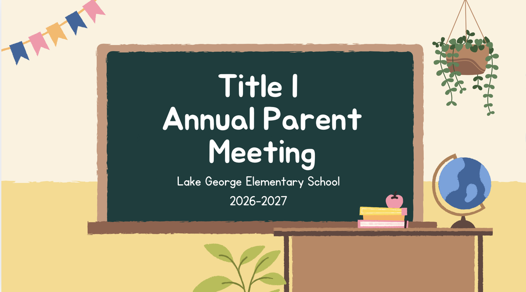 Title I Annual Parent Meeting information with link to presentation